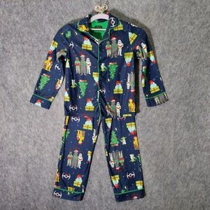 Star Wars Christmas Pajamas Set Kid Xs Fleece Button Top Pant Bubba Trooper Yoda
